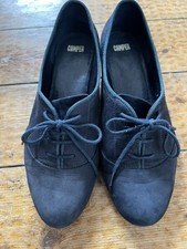 CAMPER KIM LEATHER SUEDE SHOES