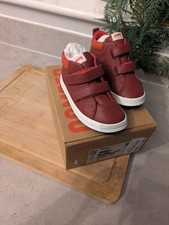 Boys red camper shoes size 8.5